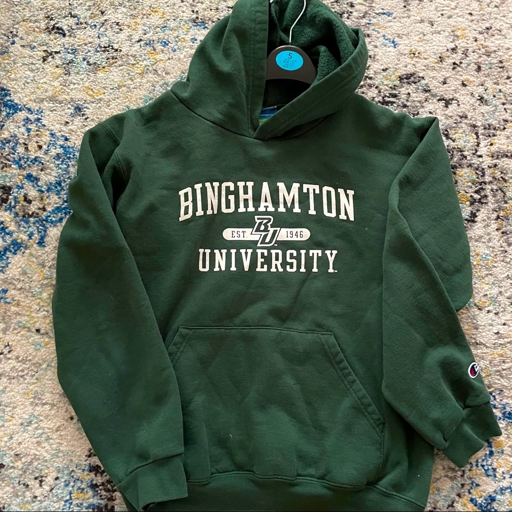 Binghamton University Champion Hoodie Sweatshirt